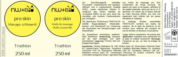 pro skin Massage- und Körperöl Triathlon EO MIX