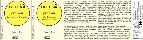 pro skin Massage- und Körperöl Triathlon EO MIX