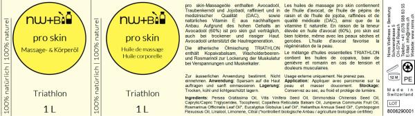 pro skin Massage- und Körperöl Triathlon EO MIX