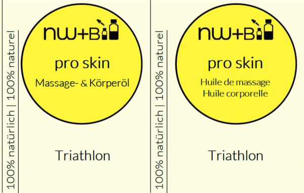 pro skin Massage- und Körperöl Triathlon EO MIX